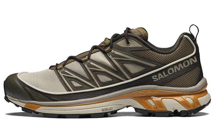 SALOMON XT 6 Mesh, Textile Slip Resistant, Abrasion Resistant, Lightweight Low top Running Shoes Unisex Gray Brown