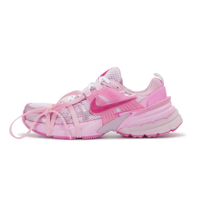 Nike Nike V2K Run Slip Resistant Abrasion Resistant Low top Running Shoes Women's Pink