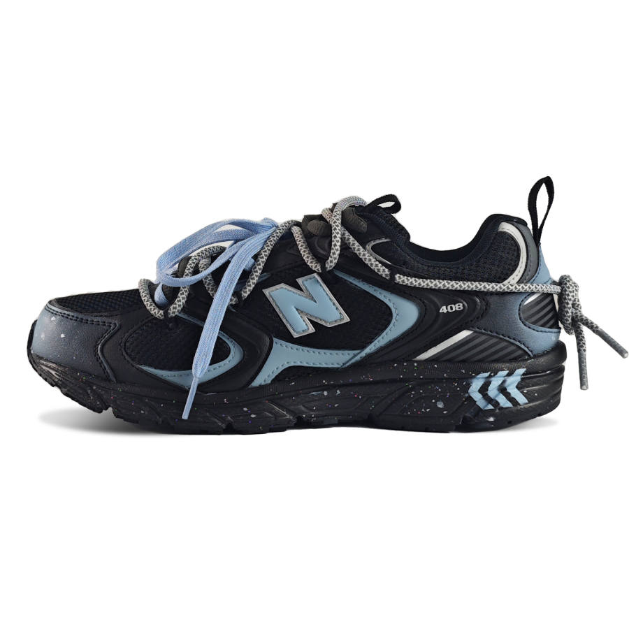 New Balance New Balance 408 Cushioning, Wear Resistant Low top Running Shoes Unisex Black Blue