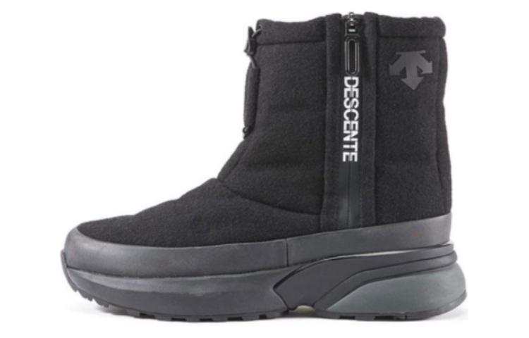 DESCENTE Thermal Abrasion Resistant Thermal Abrasion Resistant Ankle Length Outdoor Boots Low Heel Women's Black