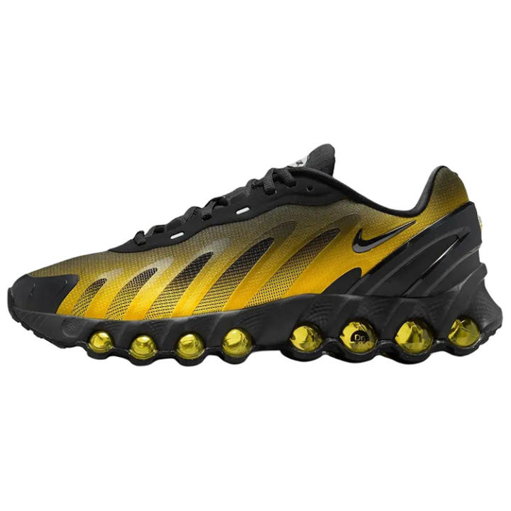 Nike Nike Air Max Dn8 Breathable Running Shoes Unisex Black Yellow
