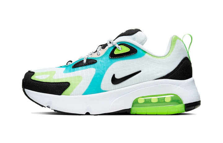 Nike Nike Air Max 200 Low top Running Shoes Women's White Green