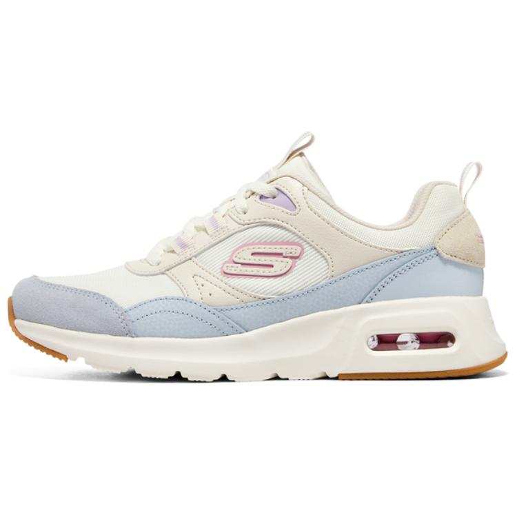 Skechers Sport Abrasion Resistant Support Low top Running Shoes Women's Beige Blue