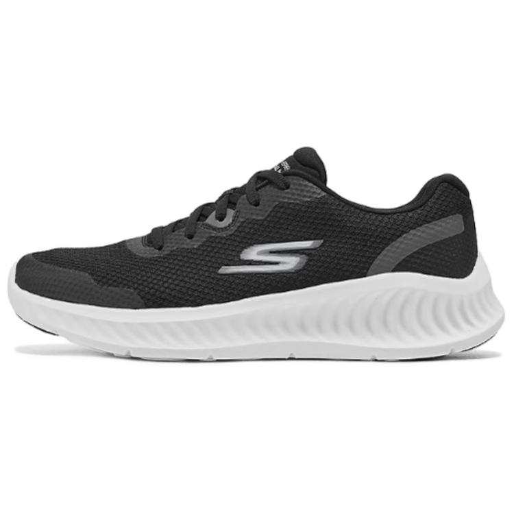 Skechers MEN'S GO WALK Fabric Low top Running Shoes Men's Black White