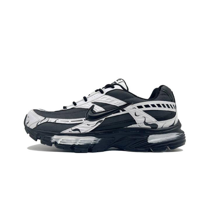 Nike Nike Initiator Cushioning Abrasion Resistant Lightweight Low top Running Shoes Unisex Collision Black & White