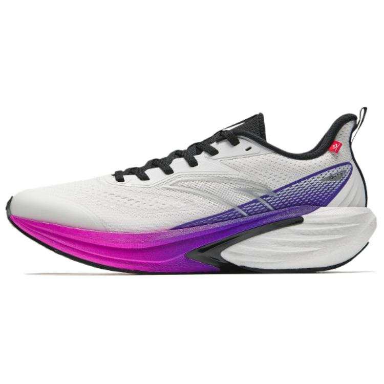 Anta Rocket 7 Slip Resistant Abrasion Resistant Low top Casual Running Shoes Men's White Purple Black