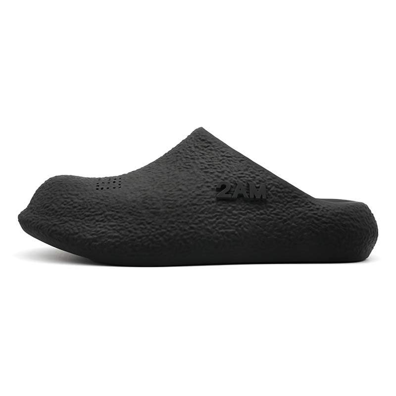 2AM 2AM Closed Toe Slippers Unisex Black