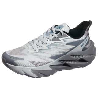 Anta Comfortable Cushioning, Wear Resistant Low top Running Shoes Men's Gray White