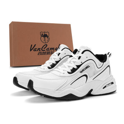 VanCamel Slip Resistant, Abrasion Resistant, Breathable, Height Increasing Low top Outdoor Shoes Men's