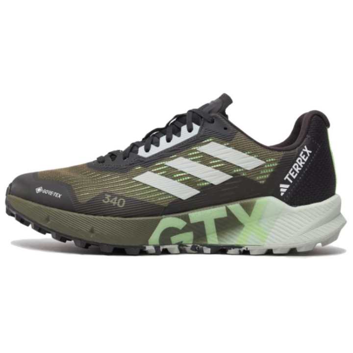 Adidas Adidas Terrex Agravic Flow 2.0 Slip Resistant Slip Resistant Low top Running Shoes Men's Olive Green