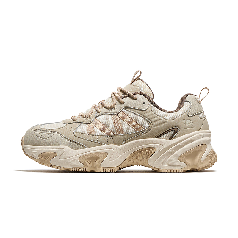 CAMEL Stars Slip Resistant, Abrasion Resistant, Height Increasing Low top Chunky Sneakers Men's
