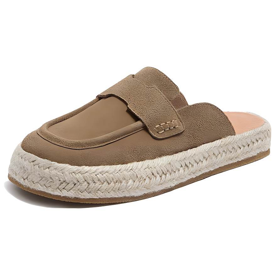 CAMEL Abrasion Resistant Slip Resistant Closed Toe Slippers Women's Camel