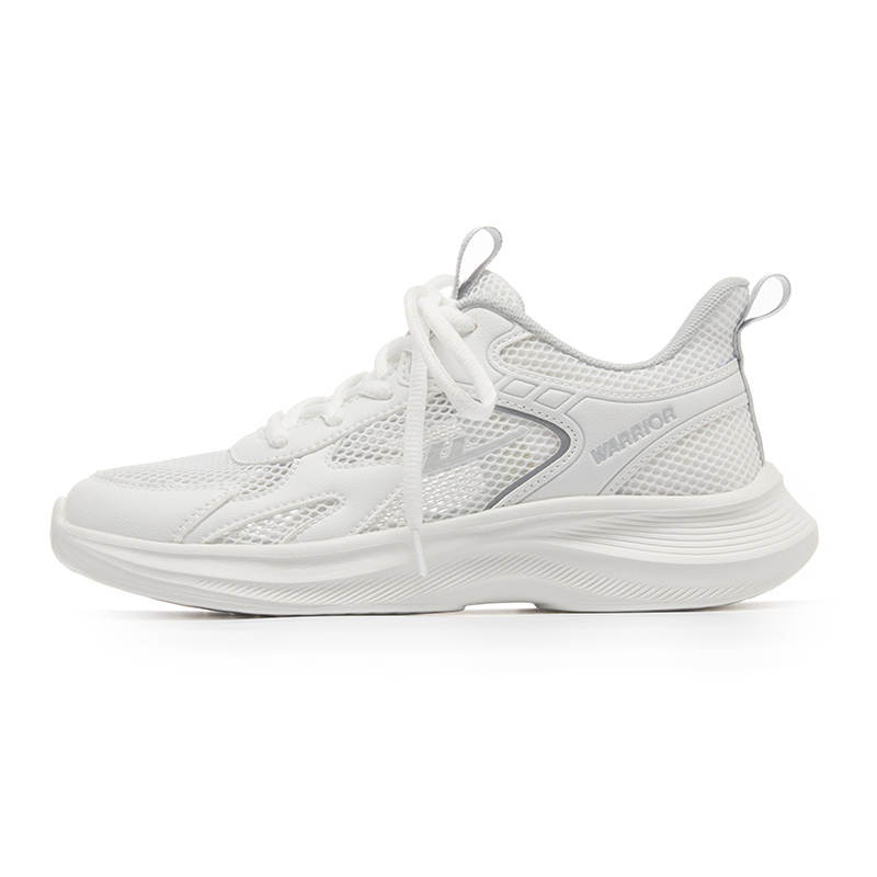 WARRIOR Low top Training Long Distance Running Sprint Physical Fitness Test & Exam Running Shoes Unisex White Gray