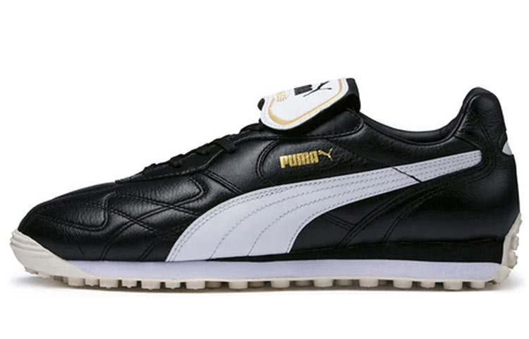PUMA King Avanti Premium 'Black White Team Gold'