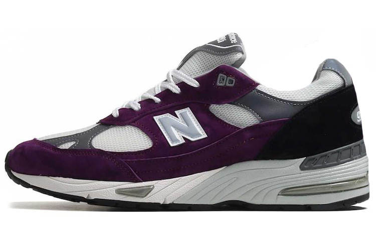 New Balance New Balance NB 991 Cushioning Low top Running Shoes Men's Purple White