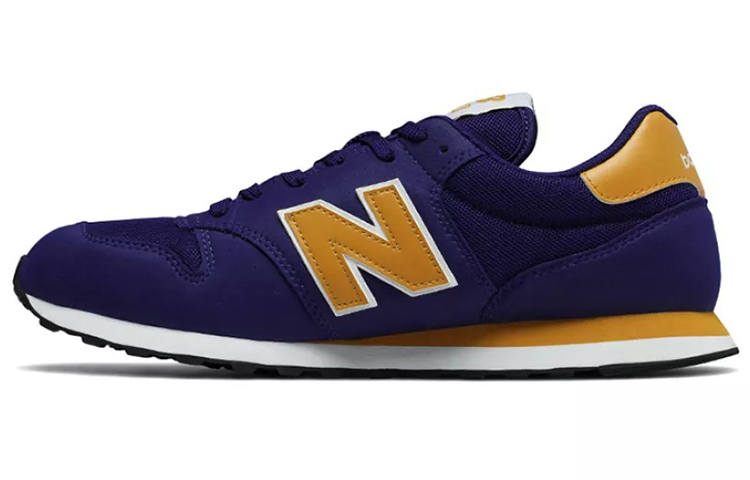 New Balance New Balance NB 500 Low top Casual Running Shoes Men's Blue Yellow