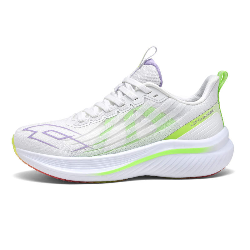 LOTTO Running Shoes Women's Low Top White/Grass Green