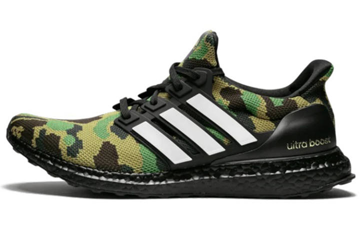 Adidas UltraBoost A Bathing Ape x UltraBoost Adidas 4.0 'Green Camo'