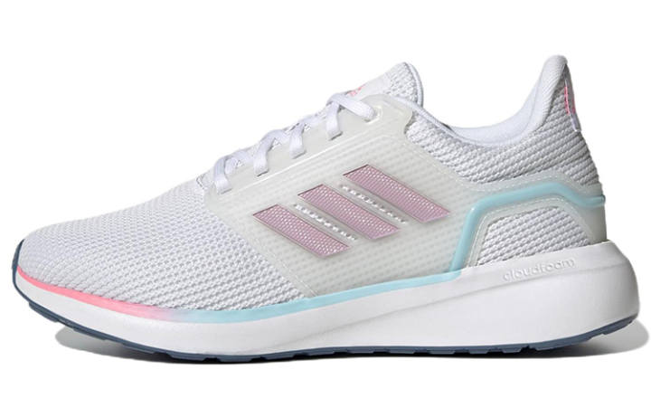Adidas Adidas EQ19 Run Comfortable Breathable Low top Running Shoes Women's White Blue Pink