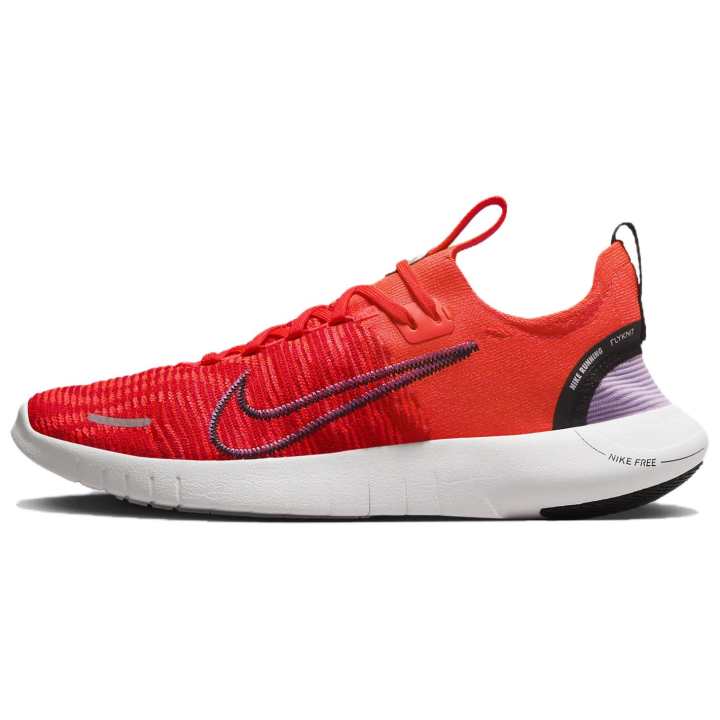 Nike Nike Free RN Cushioning Slip Resistant Breathable Low top Running Shoes Unisex Red Black
