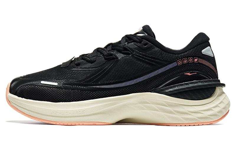 Erke Slip Resistant Abrasion Resistant Low top Running Shoes Women's Black
