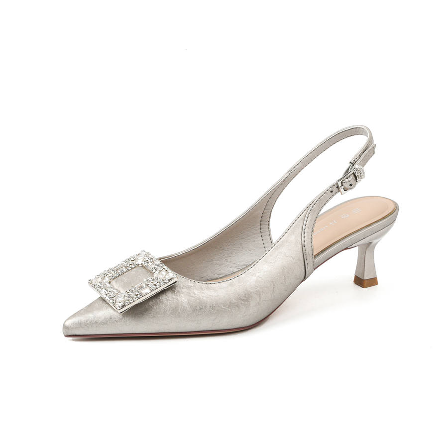 WALIBU Flared Heel High Heels 5CM Women's