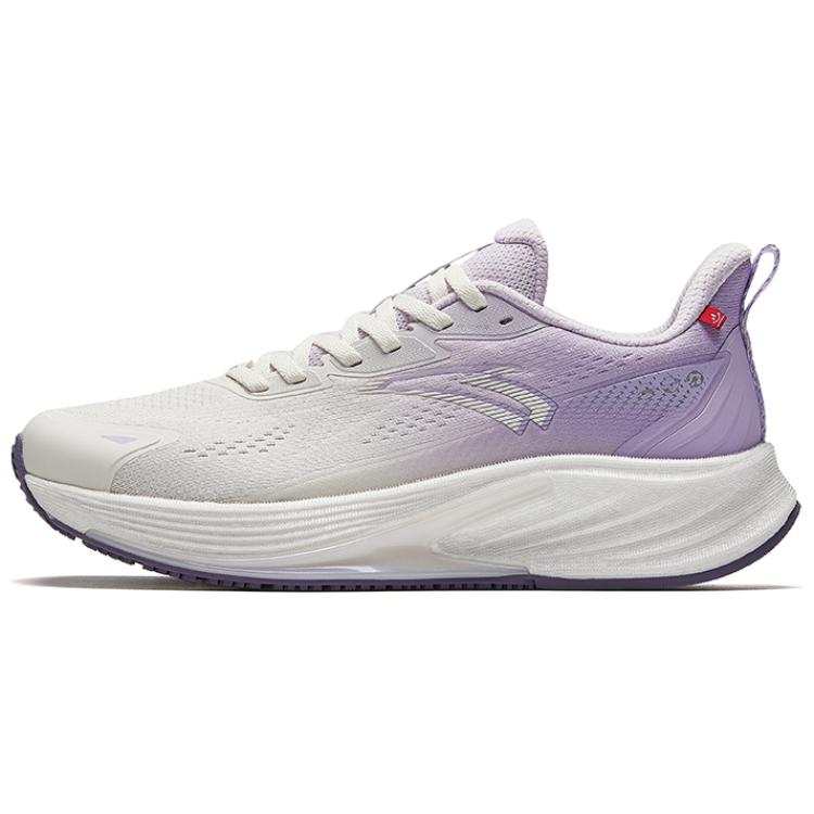 Anta Fabric Low top Running Shoes Women's Gray Purple