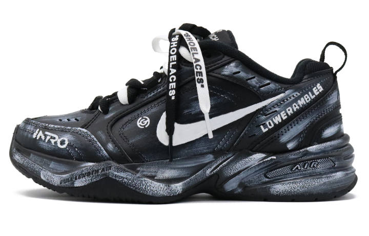 Nike Nike Air Monarch 4 Artificial Leather Slip Resistant Abrasion Resistant Slip Resistant Abrasion Resistant Low top