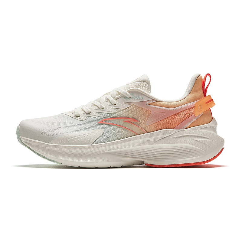 Anta Stinger 5 Casual Long Distance Running Sprint Running Shoes Women's White Orange
