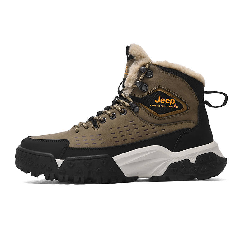 Jeep Comfortable, Versatile, Casual, Thermal Fleece Lined High top Outdoor Shoes Men's