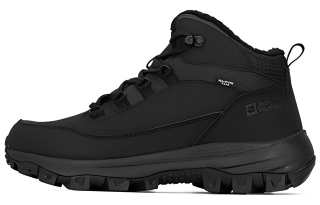 Jack Wolfskin Leather Slip Resistant Abrasion Resistant Slip Resistant Abrasion Resistant Mid top Outdoor Shoes Men's