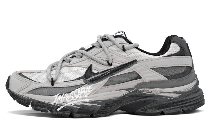 Nike Nike Initiator Mesh Abrasion Resistant Low top Running Shoes Women's Light Gray