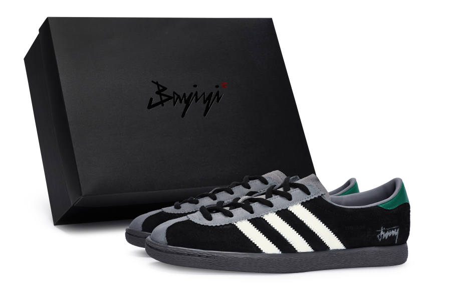 Adidas Originals Stadt 811 Manufacturing, Ashtray Tail Green, Special Shoe Box Low top Skateboard Shoes Men's
