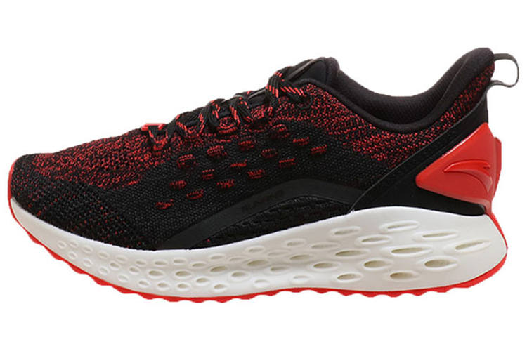 Anta Wormhole Technology Low top Running Shoes Women's Black Red