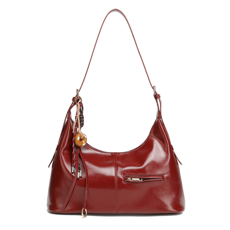 PAYOT Synthetic Leather Crossbody Bags Regular Women's Burgundy