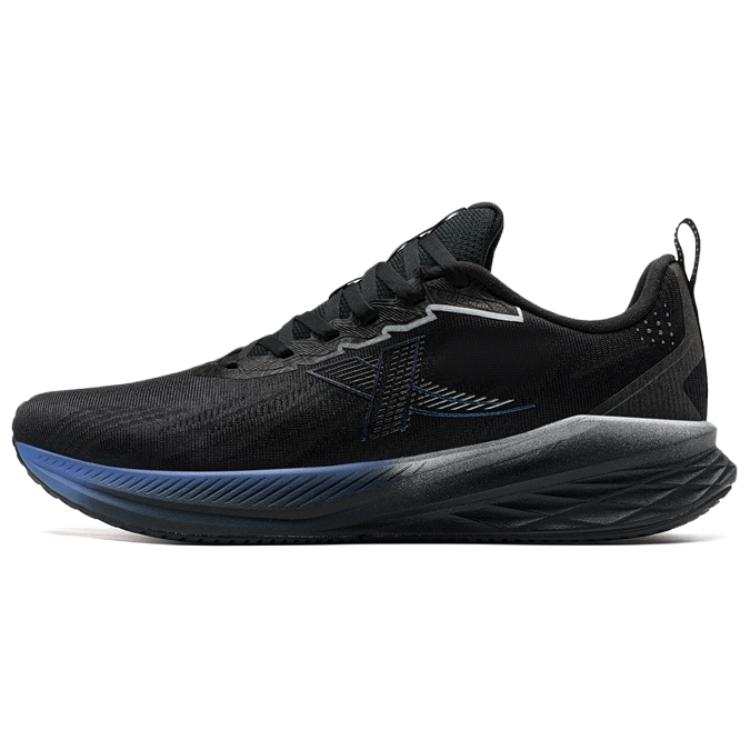 XTEP 5.0LITE Fabric Cushioning Abrasion Resistant Cushioning, Wear Resistant Low top Running Shoes Men's Black Blue