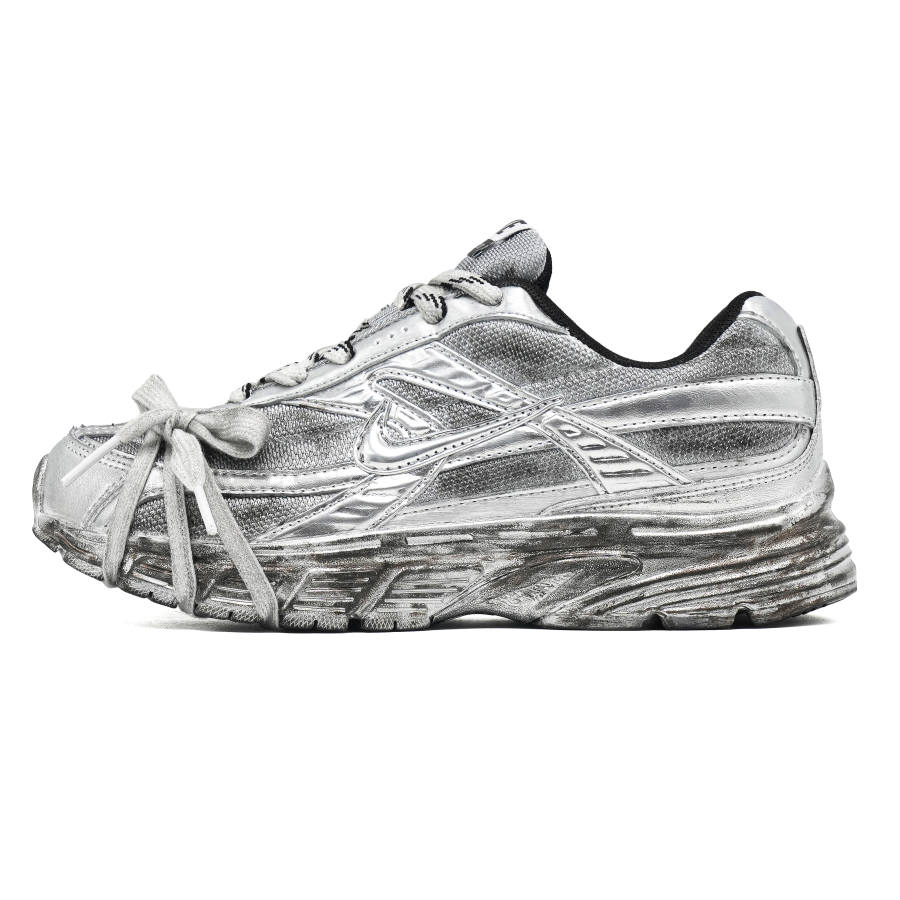 Nike Nike Initiator Abrasion Resistant Low top Running Shoes Unisex Silver