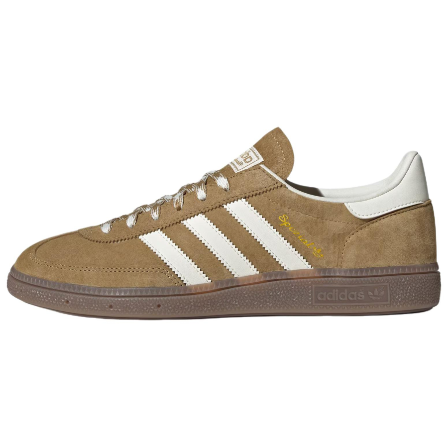 Adidas Originals HANDBALL SPEZIAL Leather Low top German Army Trainers Unisex Khaki Brown