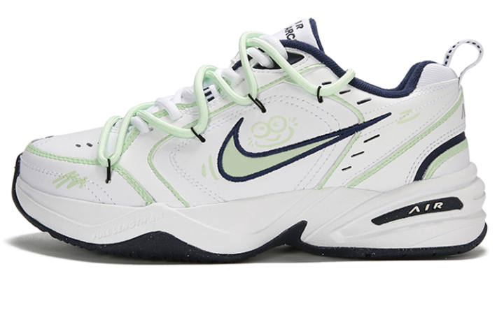 Nike Nike Air Monarch 4 Low top Chunky Sneakers Unisex White Green