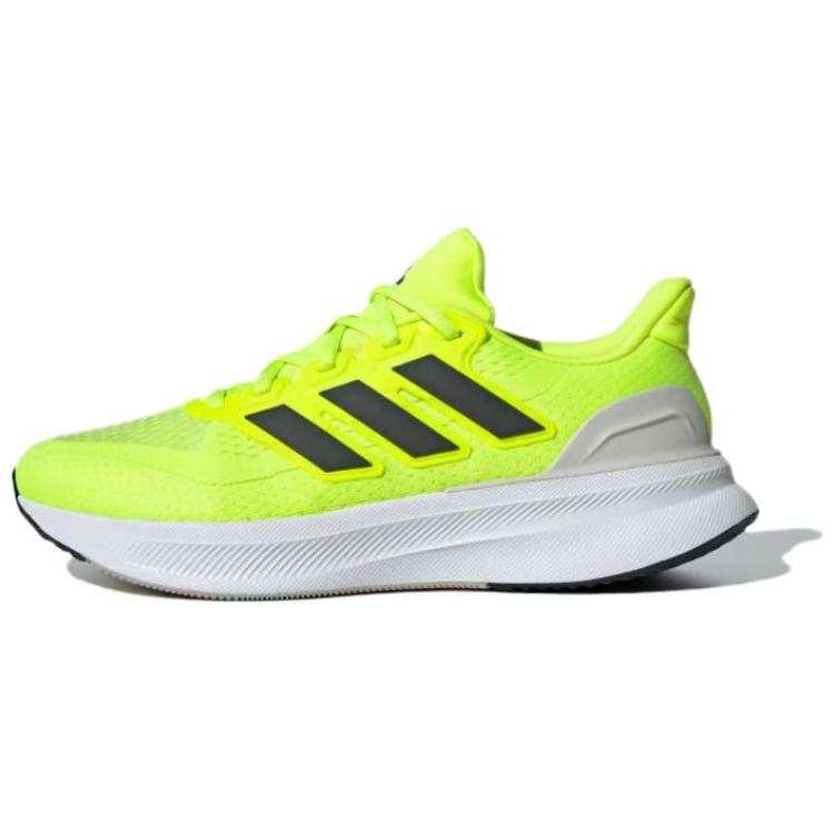 Adidas Adidas ULTRARUN 5 Slip Resistant Abrasion Resistant Low top Running Shoes Men's Neon Yellow