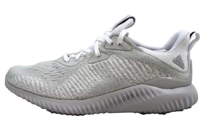 Adidas Adidas AlphaBounce Em J Cushioning Breathable Low top Running Shoes Unisex Gray