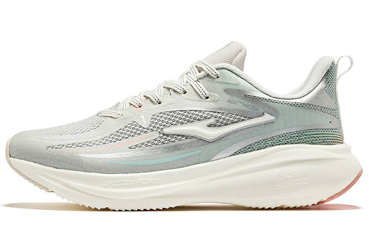 Erke Comfortable And Breathable Cushioning, Wear Resistant Low top Running Shoes Women's White Green