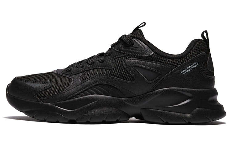 XTEP XTEP Mesh, Textile, Synthetic Leather Comfortable Cushioning Slip Resistant Abrasion Resistant Low top Chunky Sneakers