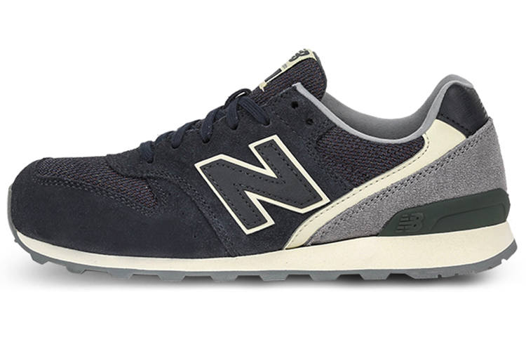 New Balance New Balance NB 996 Minimalist Style Textile, Leather Low top Marathon Running Shoes Women's Navy Blue