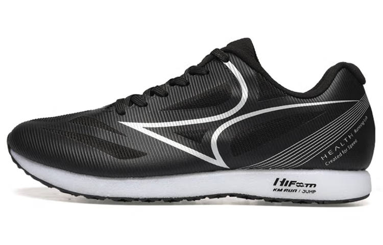 HEALTH 688S Cushioning Abrasion Resistant Breathable Coverage Low top Running Shoes Unisex Elegant Black