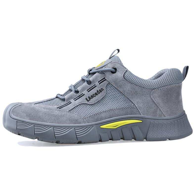 LANOUDUN Safety Shoes For Men Abrasion Resistant Cushioning Breathable Slip Resistant Rebound Lightweight Low top