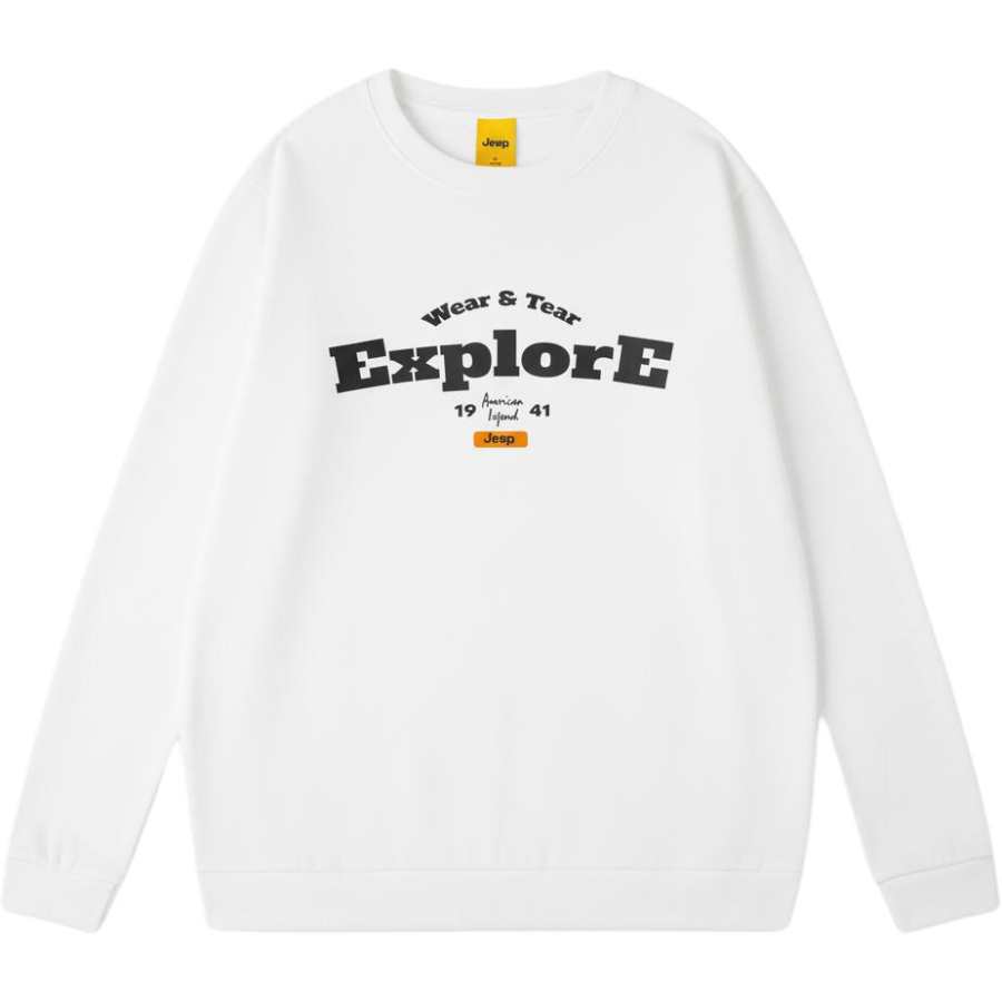 Jeep Sweatshirts Unisex Crew Neck Moderate Heavyweight
