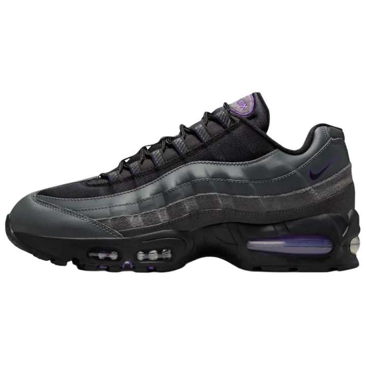 Nike Nike Air Max 95 Running Shoes Unisex Black Gray Purple