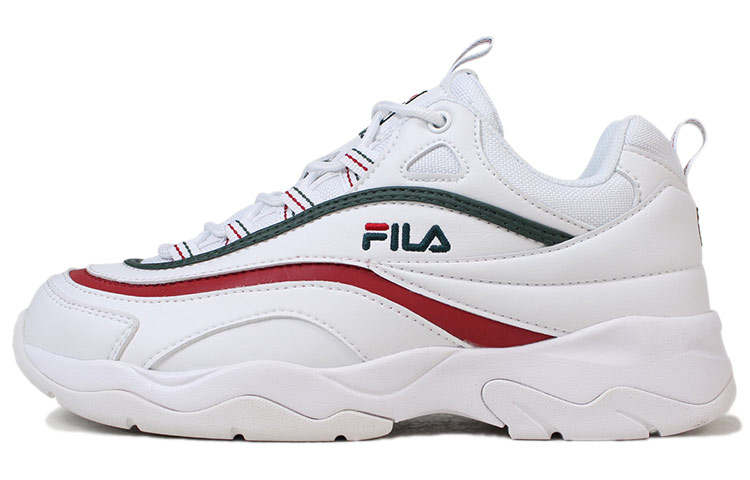 FILA Folder X FILA Ray Series Vntg Chunky Sneakers Green/Red