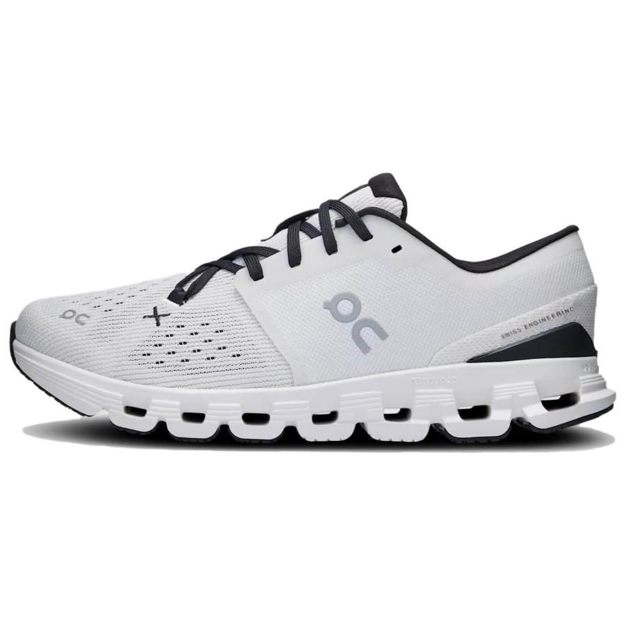 On Cloud X4 Comfortable Versatile Running Shoes Low-Top Casual Running Shoes Women's White Gray Black